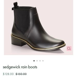 kate spade rain booties